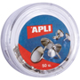 APLI CHINCHETA NIQUELADA 10mm 50-PACK 11725